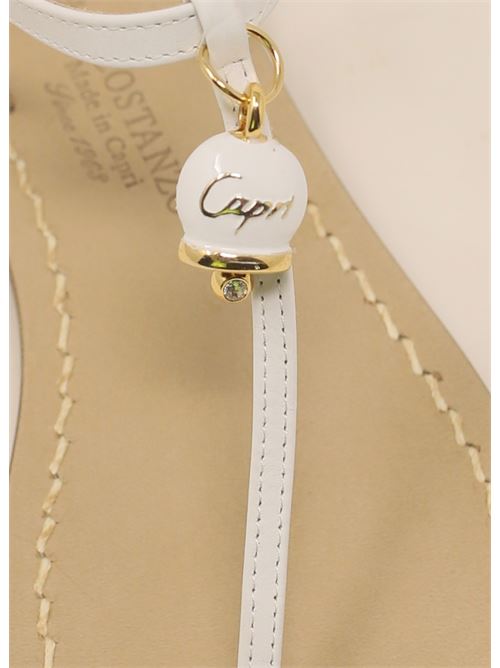 Capri sandals with bells Da Costanzo | SANDALICAPRIBELLSBIANCOBIANCO